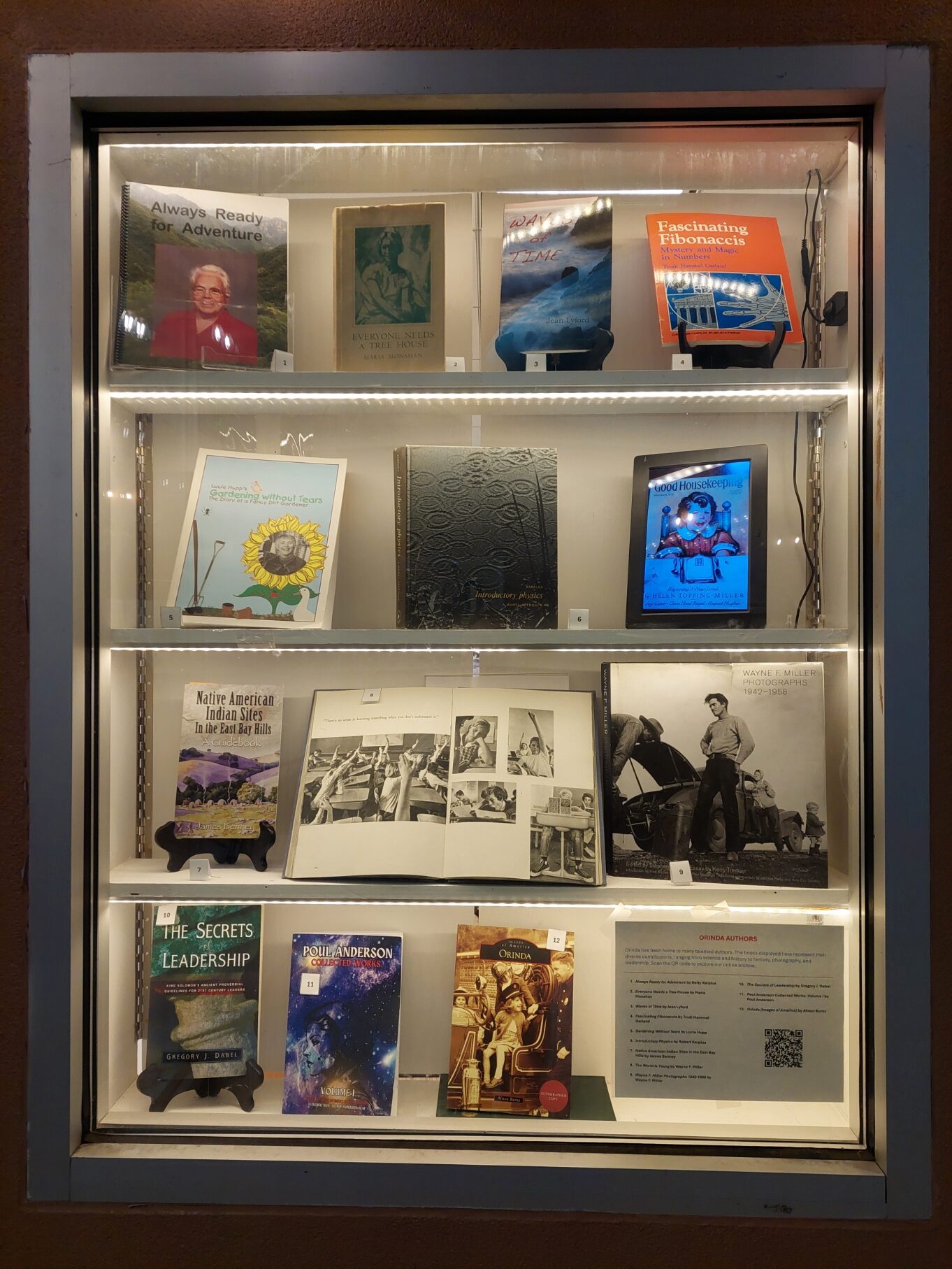 Collection of book on Orinda